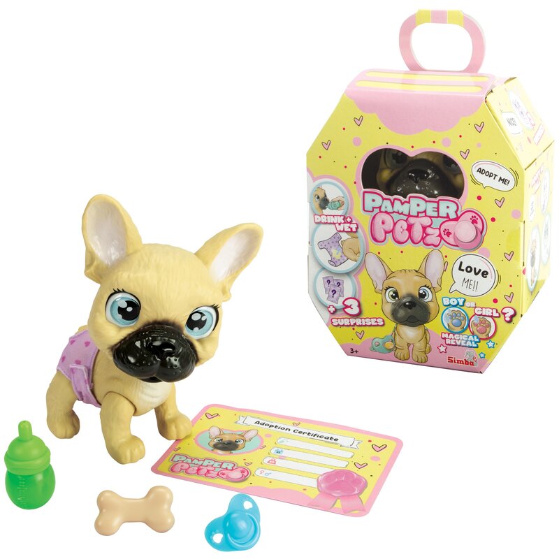 Zabawka SIMBA Pamper Petz Buldog francuski 105950098