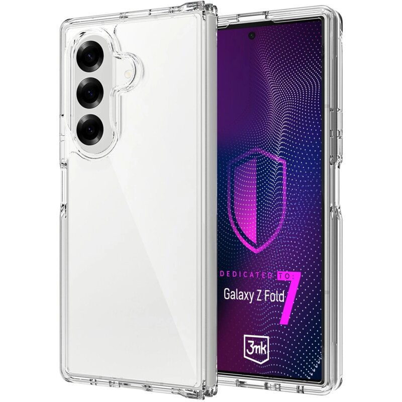 Etui 3MK Armor Case do Samsung Galaxy Z Fold 7 Przezroczysty