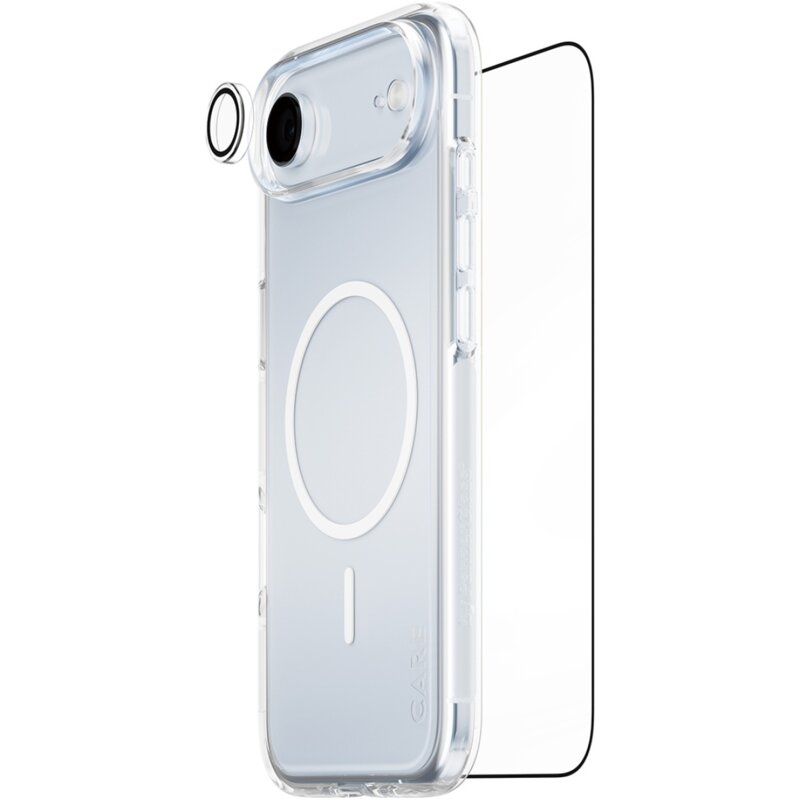 Etui PANZERGLASS Care Flagship Urban Explorer MagSafe 3w1 do Apple iPhone Air Przezroczysty + szkło hartowane + osłona obiektywu