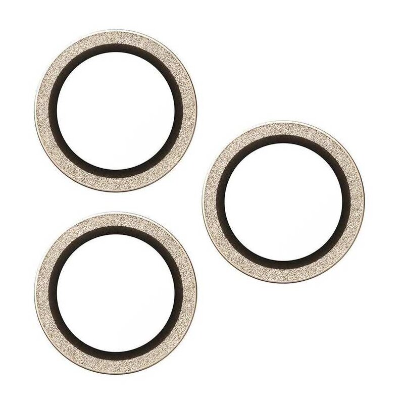 PanzerGlass Hoops Glitter do iPhone 17 Pro / 17 Pro Max / 16 Pro / 16 Pro Max Złoty