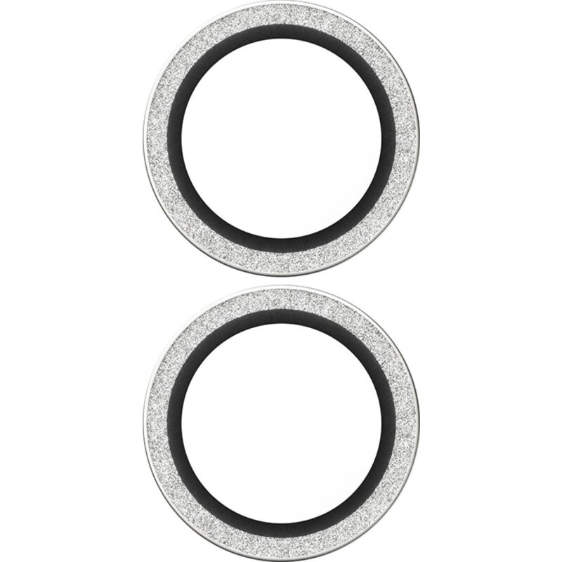 PanzerGlass Hoops Glitter do iPhone 17 / 16 / 16 Plus Srebrny