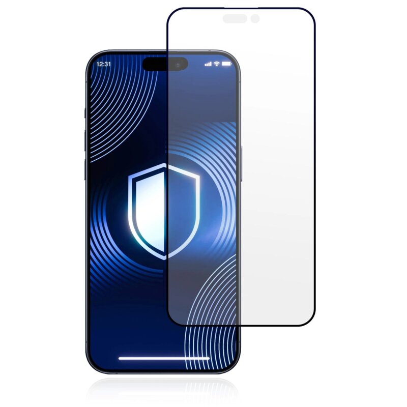 Szkło hartowane 3MK HardGlass Matt Max do Apple iPhone 17 Pro