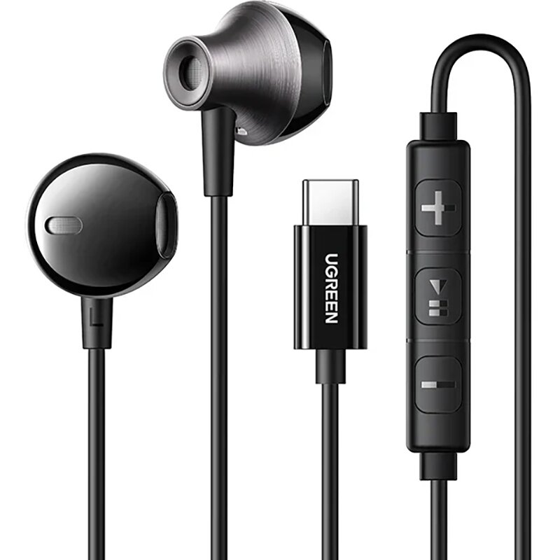 Słuchawki douszne UGREEN EP106 USB-C Czarny