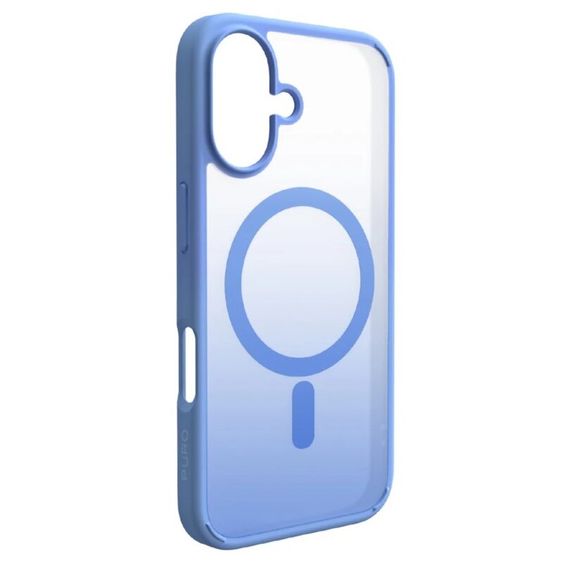 Etui PURO Gradient MagSafe do Apple iPhone 17 Niebieski