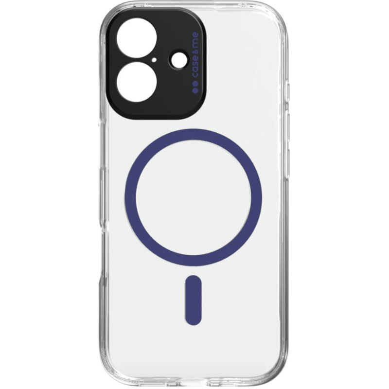 case&me Magcolor do iPhone 17 Przeźroczysto-niebieski