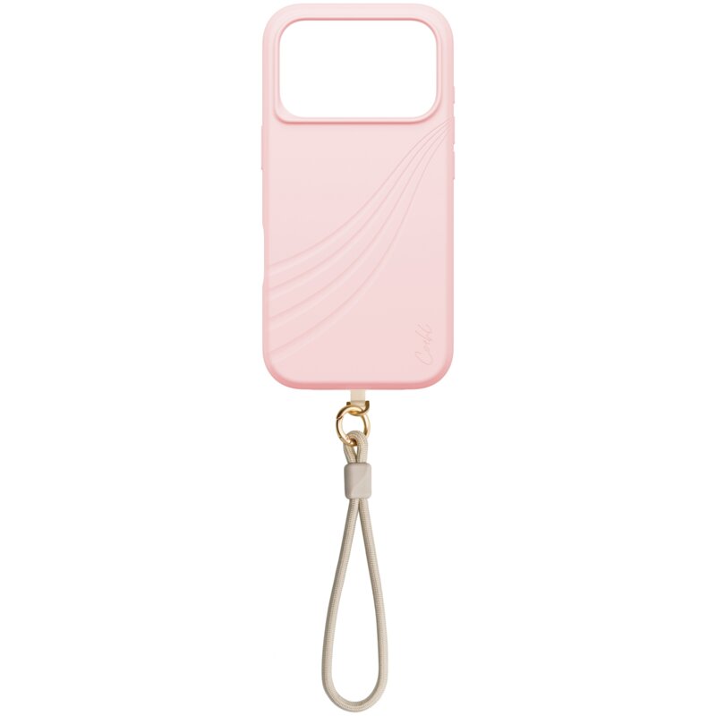Etui UNIQ Coehl Serina Magnetic Charging do Apple iPhone 17 Pro Różowy