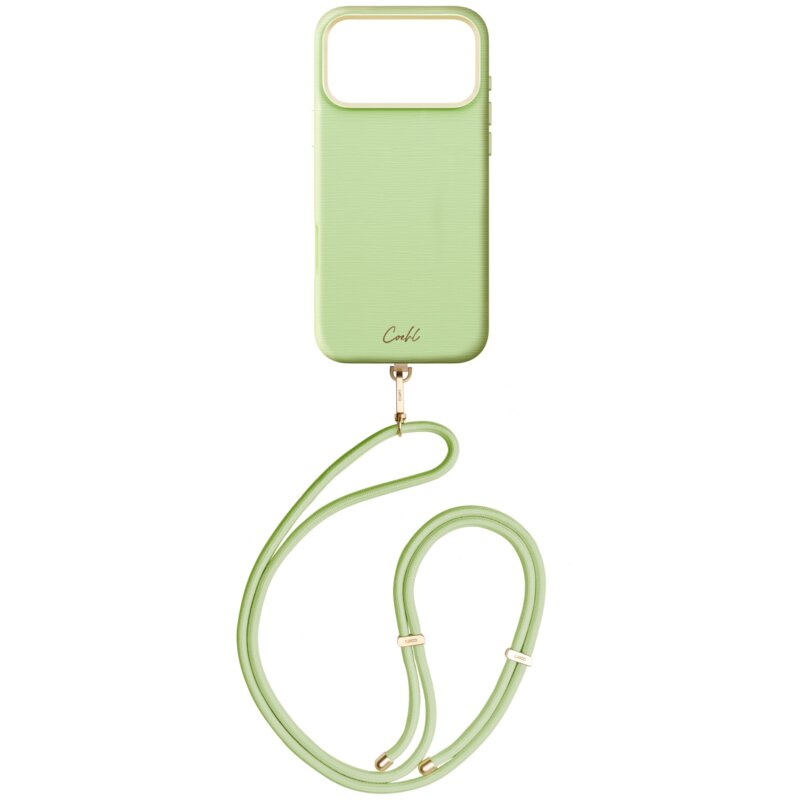 Etui UNIQ Coehl Mirelle Magnetic Charging do Apple iPhone 17 Pro Max Zielony