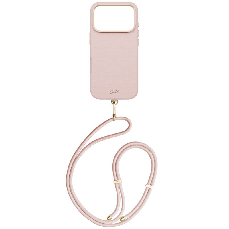 Etui UNIQ Coehl Mirelle Magnetic Charging do Apple iPhone 17 Pro Różowy