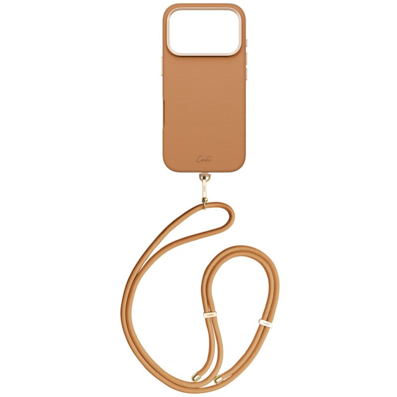 Etui UNIQ Coehl Mirelle Magnetic Charging do Apple iPhone 17 Pro Brązowy