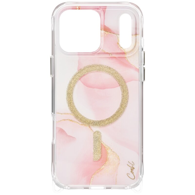 Etui UNIQ Coehl Aeris Magnetic Charging do Apple iPhone 17 Pro Max Różowy