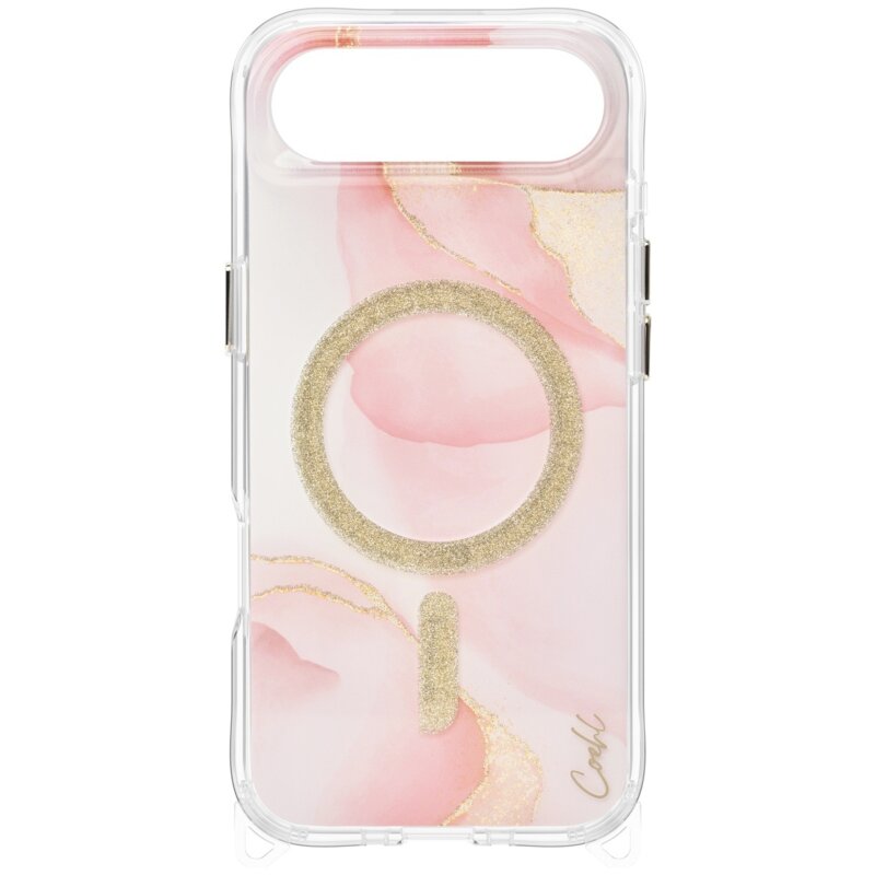 Etui UNIQ Coehl Aeris Magnetic Charging do Apple iPhone Air Różowy