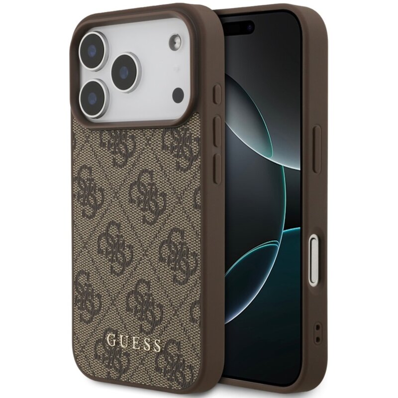 Guess 4G Classic do iPhone 17 Pro Brązowy