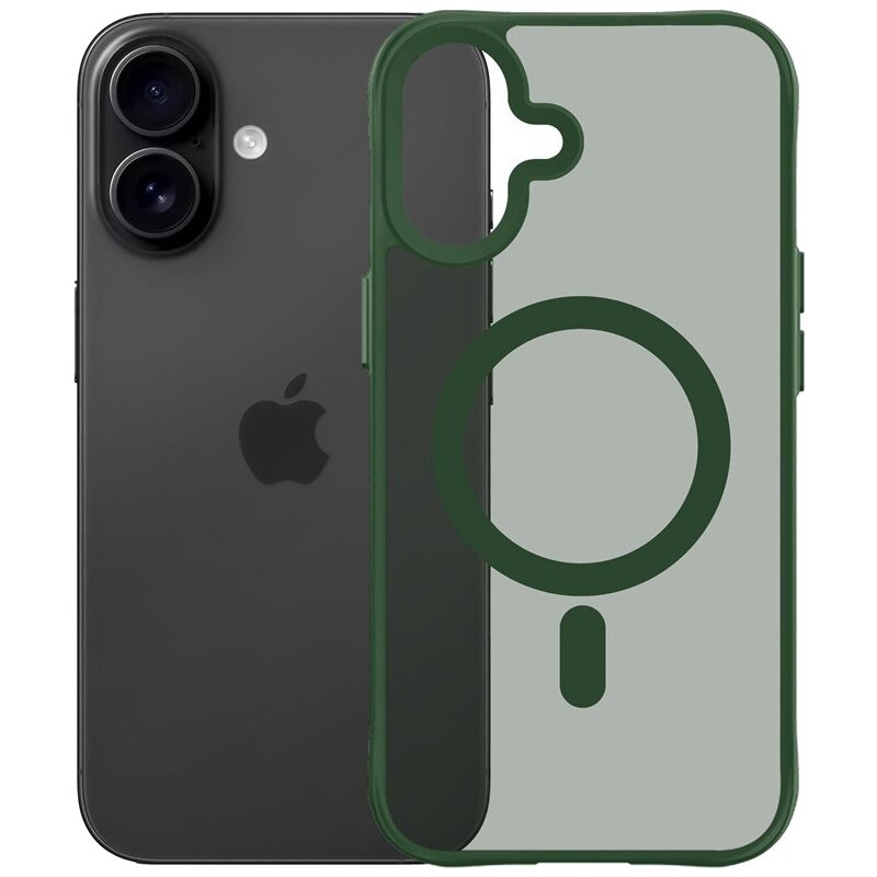 Etui 3MK Colorfull Guardx MagCase do Apple iPhone 17 Ciemnozielony