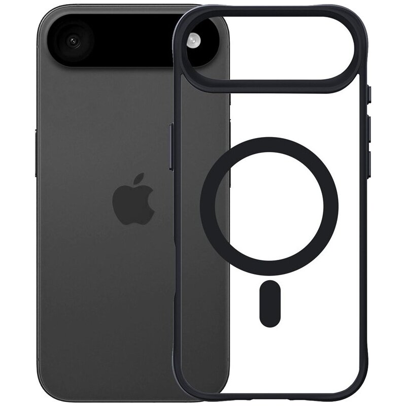Etui 3MK Satin Guardx MagCase do Apple iPhone Air Przezroczysto-czarny