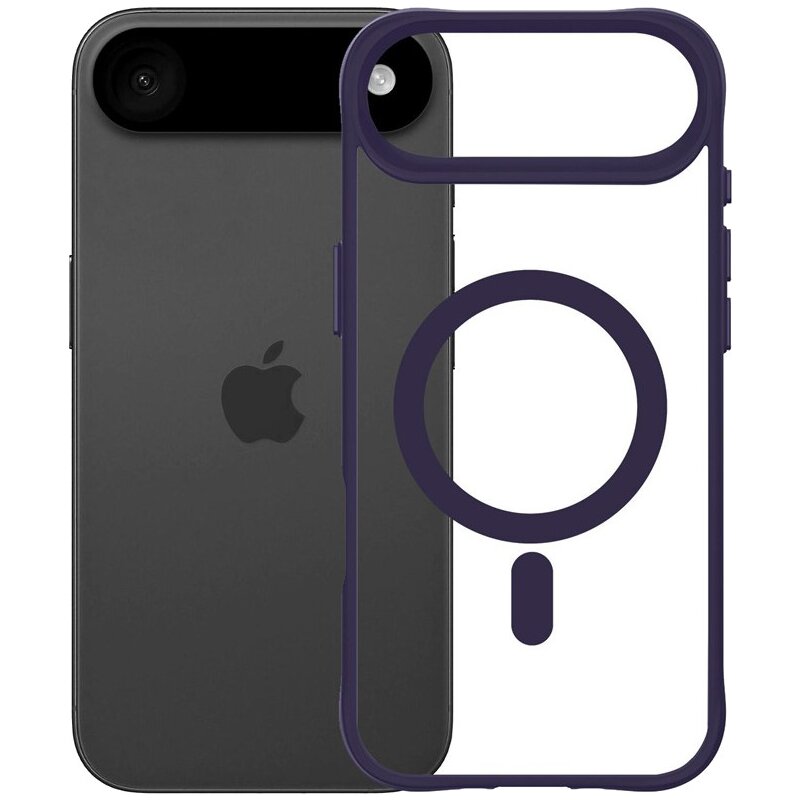 Etui 3MK Satin Guardx MagCase do Apple iPhone Air Przezroczysto-fioletowy