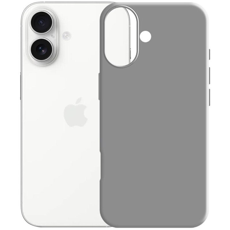 Etui 3MK Silicone Guardx do Apple iPhone 17 Szary