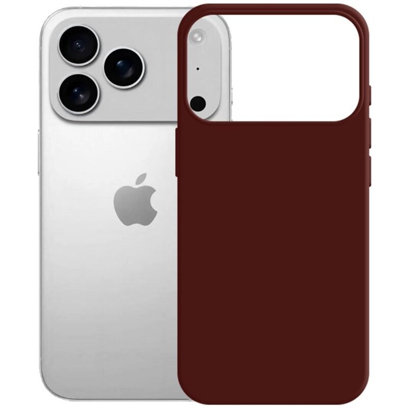 Etui 3MK Silicone Guardx do Apple iPhone 17 Pro Max Ciemnoczerwony