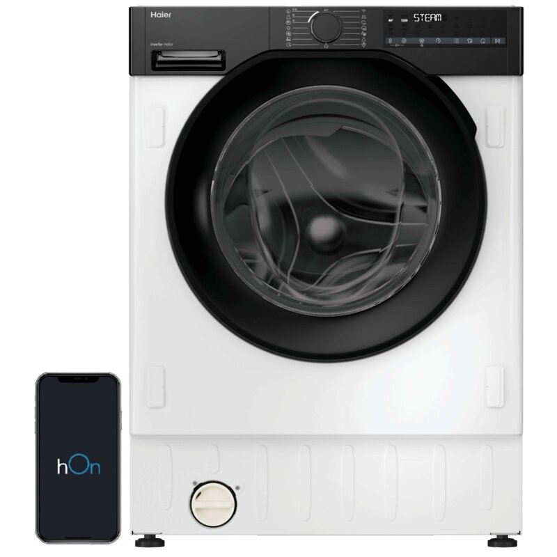 Pralko-suszarka HAIER Series 6 BHA6SD696M6DB9-S 9+6kg 1600obr/min Zdalne starowanie Programy parowe