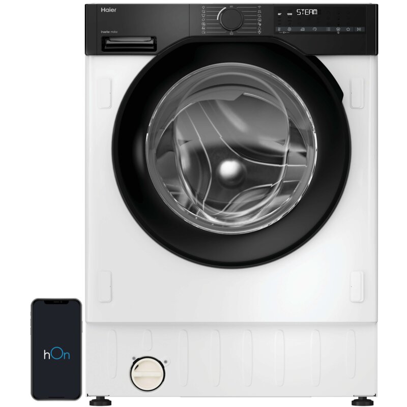 Haier Series 6 BHA6S69M6DB9J-S 9kg 1600obr/min Zdalne starowanie Programy parowe
