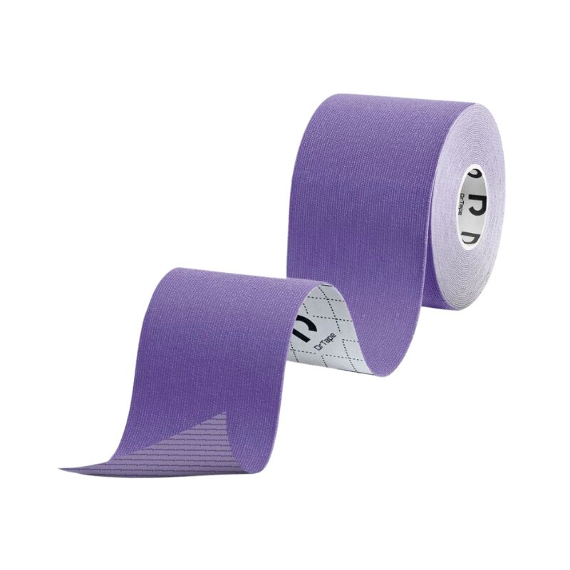 Taśma kinezjologiczna DRTAPE DR12 Fioletowy 5 x 500 cm