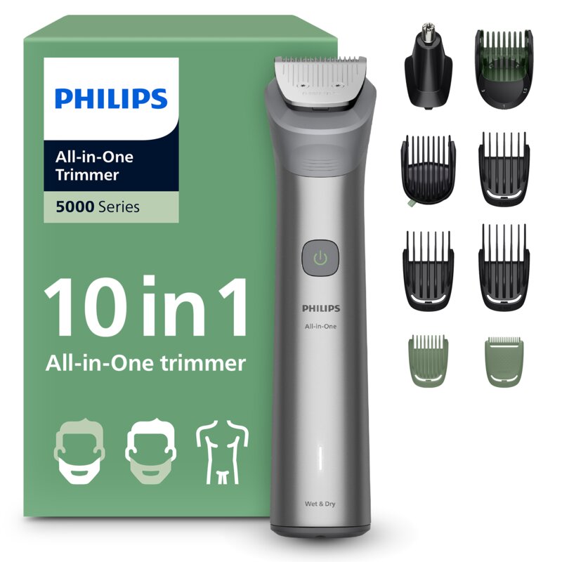 Philips Seria 5000 MG5931/15 8 nasadek 120min