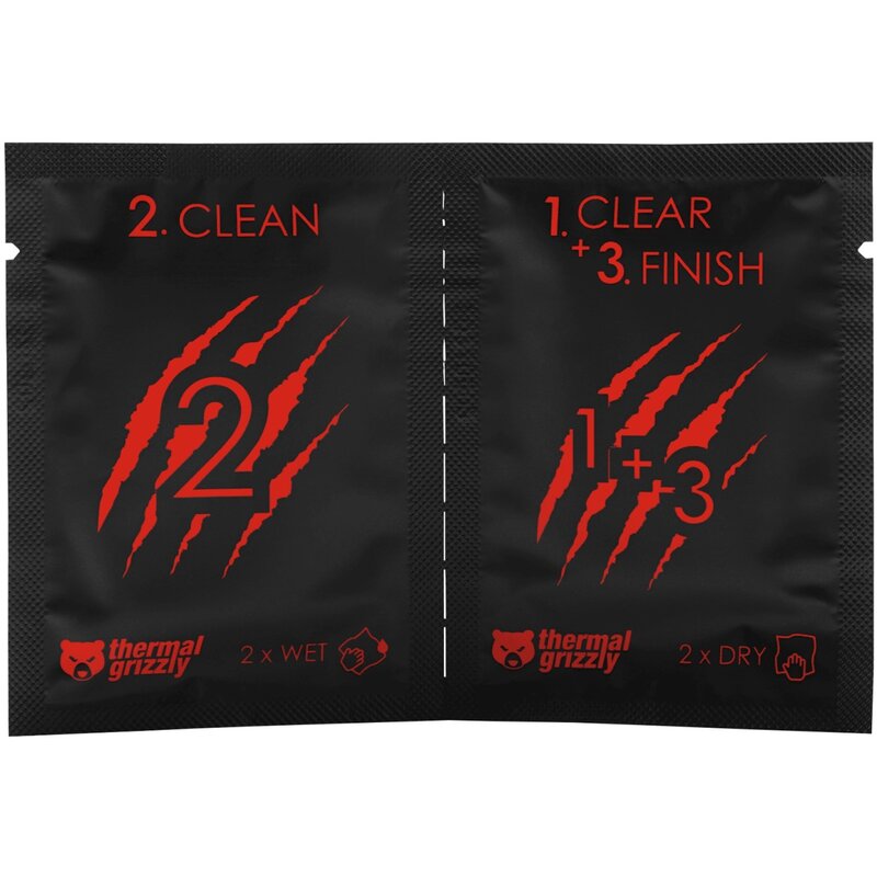 Chusteczki czyszczące THERMAL GRIZZLY TG-CW-10 (10 szt.)