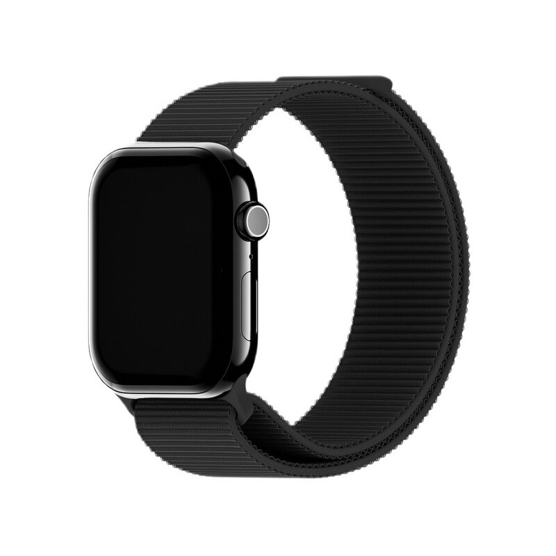 Pasek HOLDIT Nylon do Apple Watch do koperty 40/41/42 mm Czarny