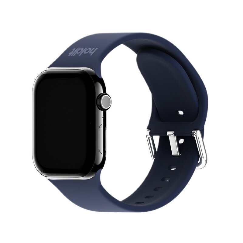 Pasek HOLDIT Silicone do Apple Watch do koperty 40/41/42 mm Granatowy