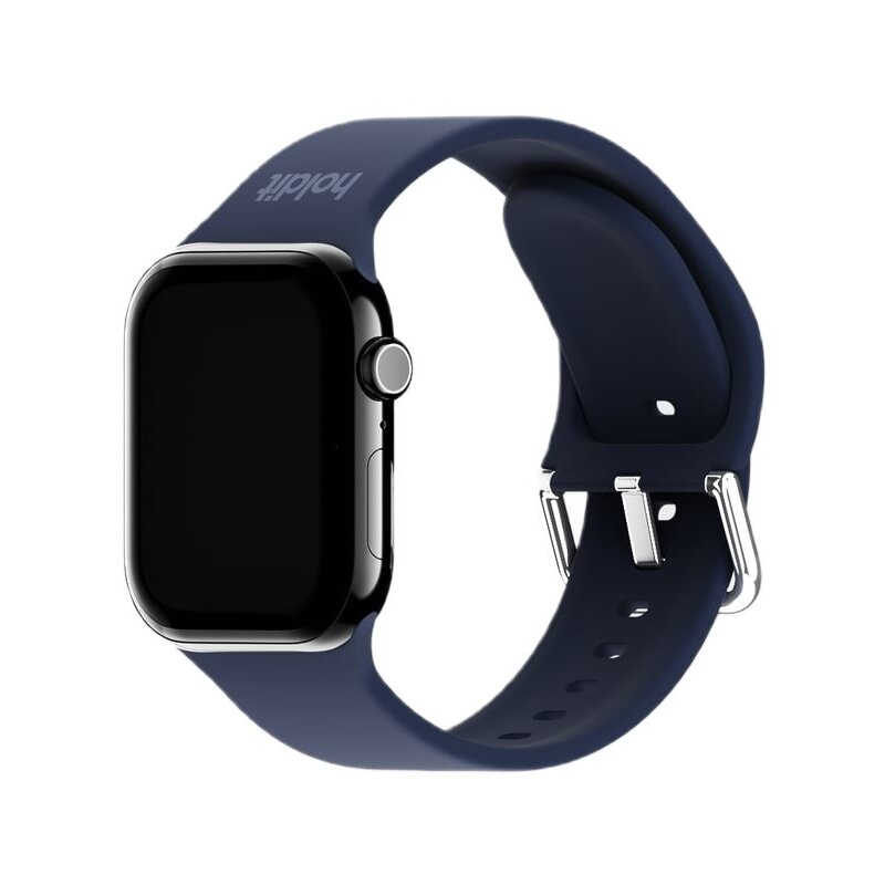 Pasek HOLDIT Silicone do Apple Watch do koperty 44/45/46/49mm Granatowy