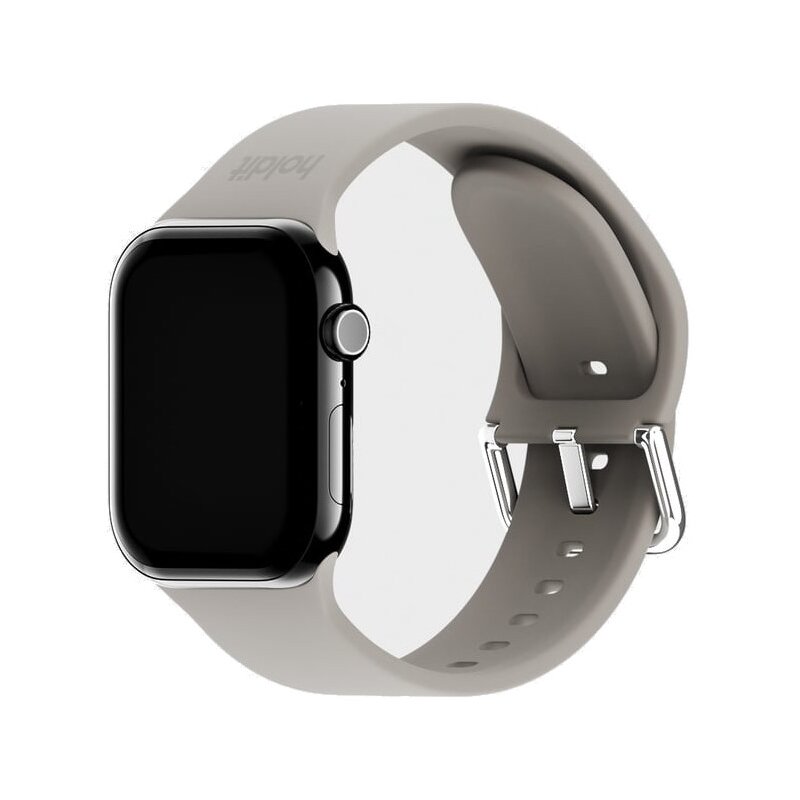 Pasek HOLDIT Silicone do Apple Watch do koperty 44/45/46/49 mm Beżowy