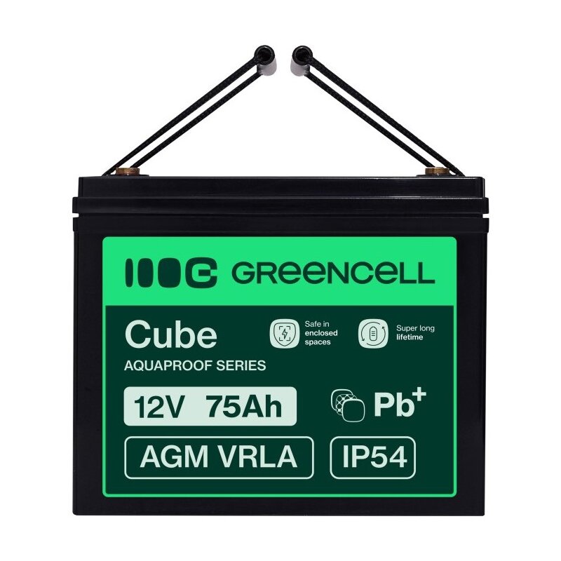Akumulator GREEN CELL AGM12V75AH-J 75Ah 12V