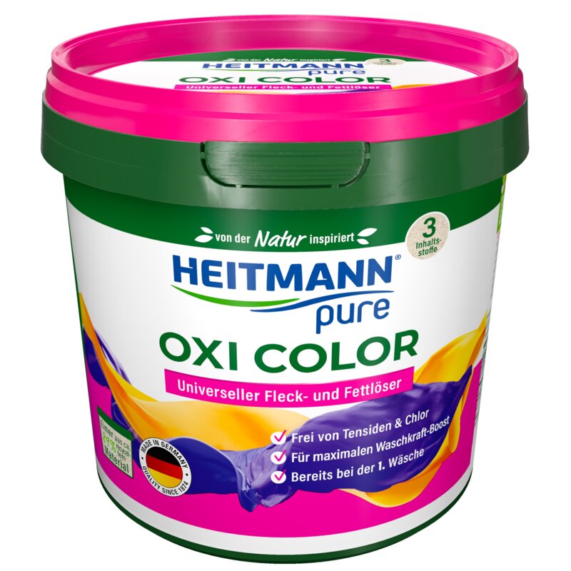 Odplamiacz do prania HEITMANN Pure Oxi Color 500 g