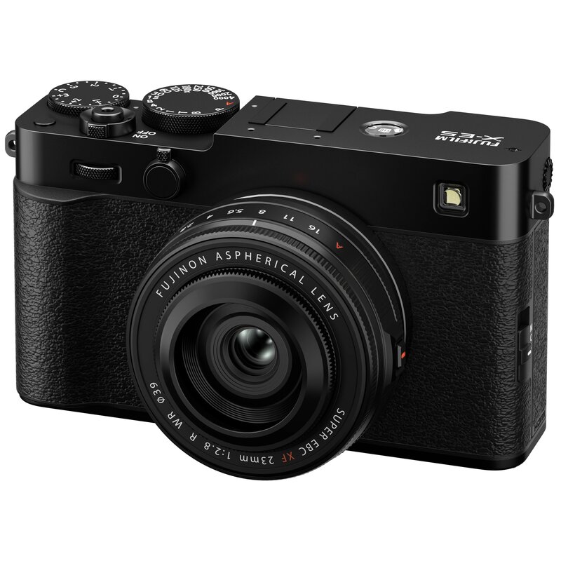 Aparat bezlusterkowy FUJIFILM X-E5 Czarny, 40.2Mpix, 6.2K, 20kl/s + Obiektyw XF 23mm/2.8 R WR Kit