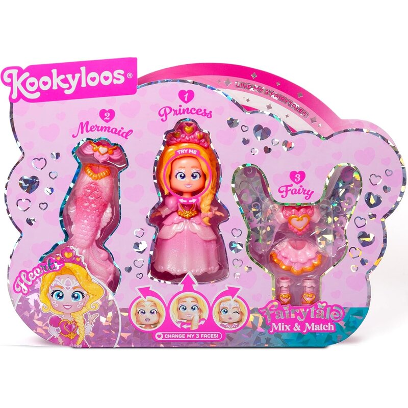 Lalka KOOKYLOOS Fairytale Hearts 3w1 1240408