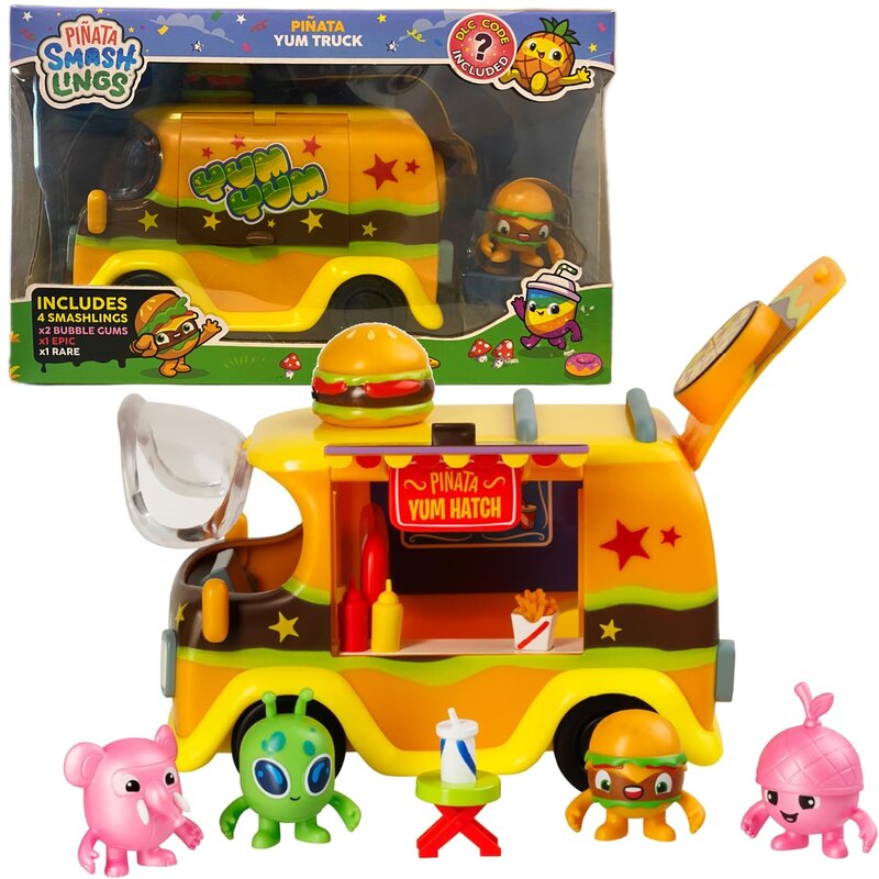 Zestaw figurek PMI Pinata SmashLings Yum Truck foodtruck (1 zestaw)