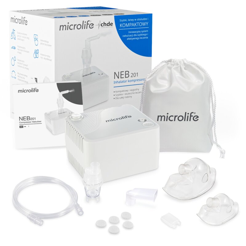Inhalator nebulizator pneumatyczny MICROLIFE NEB201