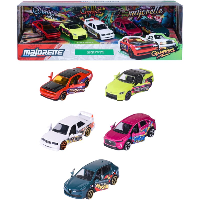 Zestaw pojazdów MAJORETTE Graffiti (5 szt.)
