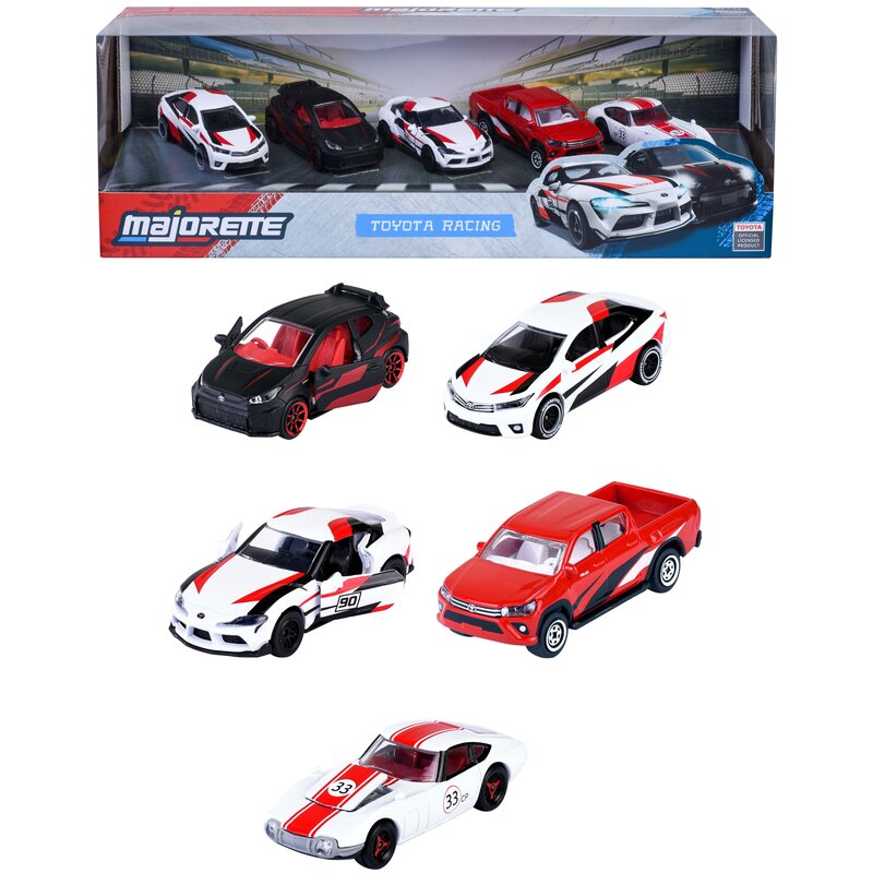 Zestaw pojazdów MAJORETTE Toyota Racing 8502105003