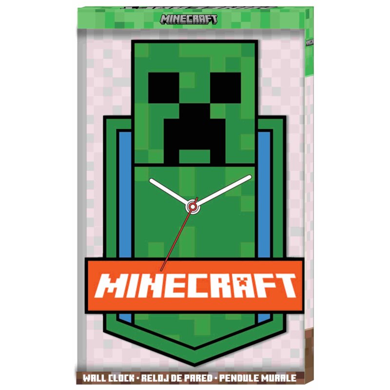 Zegar ścienny Minecraft XL MDF MIN3023