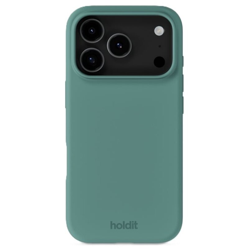Holdit Silicone Case iPhone 18 Pro / 17 Pro Moss Green