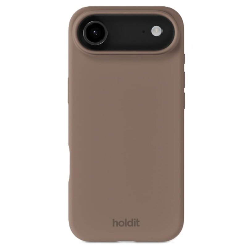 Holdit Silicone Case iPhone 17 Air Mocha Brown