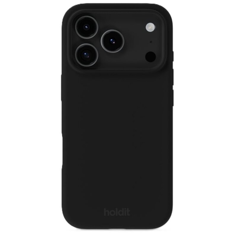 Holdit Silicone Case iPhone 17 Pro Max Black