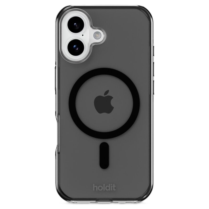Etui HOLDIT MagSafe do Apple iPhone 17 Czarny transparentny