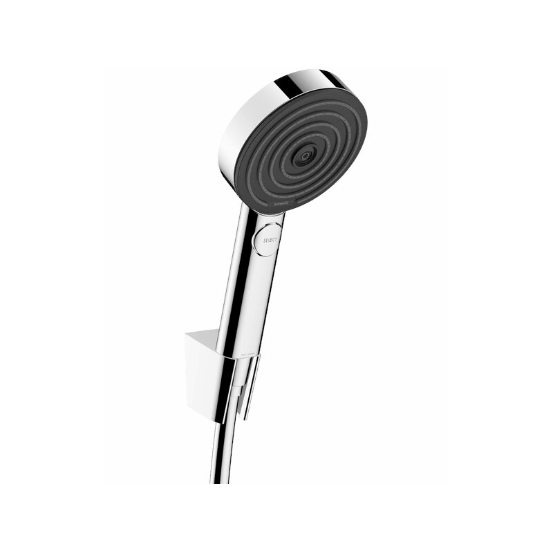 Zestaw prysznicowy natynkowy HANSGROHE Pulsify Select S 105 3jet Relaxation EcoSmart 24306000 Chrom