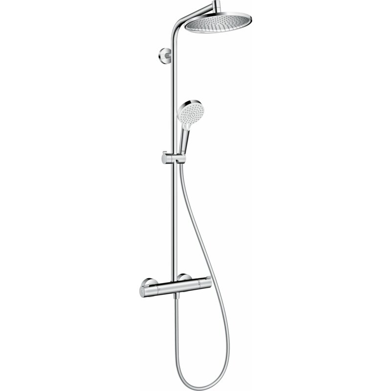 Zestaw prysznicowy natynkowy HANSGROHE Crometta S 240 1jet EcoSmart 27268000 Chrom