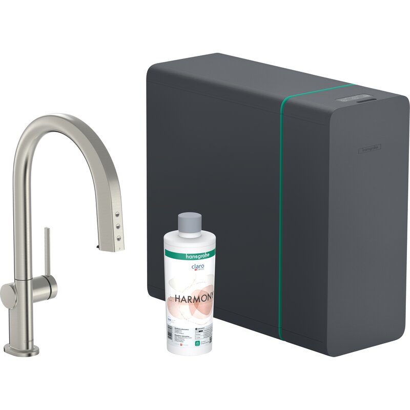 Bateria HANSGROHE Aqittura M91 76836800 z filtrem Stal szlachetna