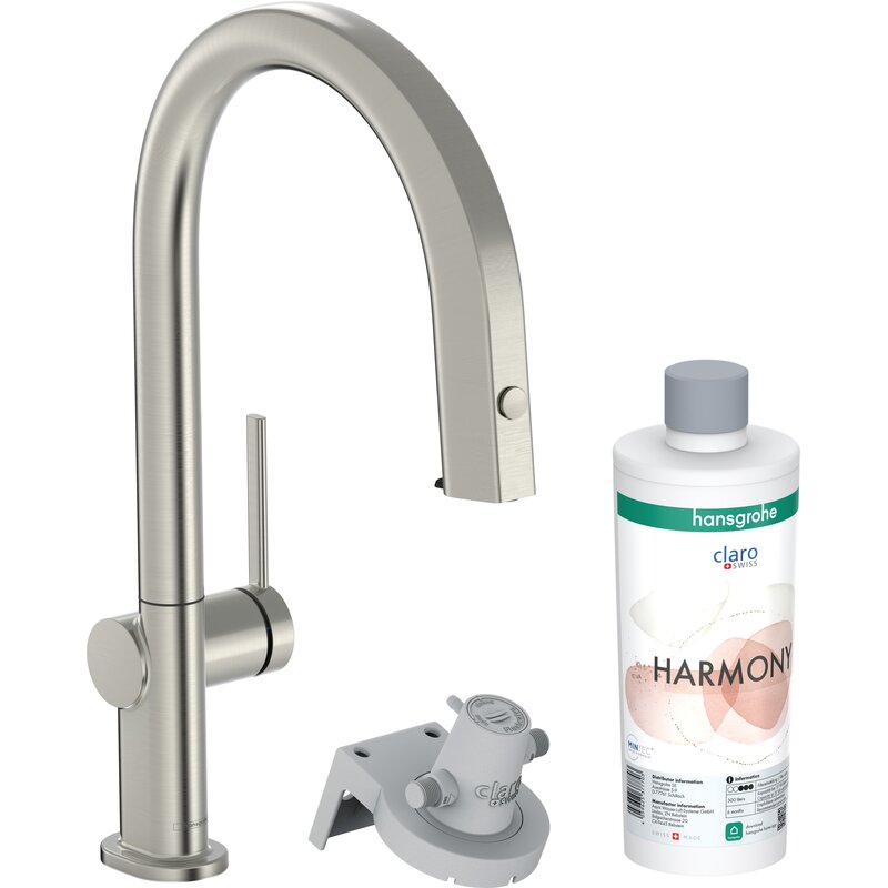 Bateria HANSGROHE Aqittura M91 776801800 z filtrem Stal szlachetna