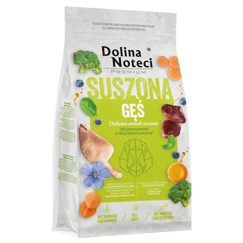 Karma dla psa suszona DOLINA NOTECI Premium Gęś 9 kg