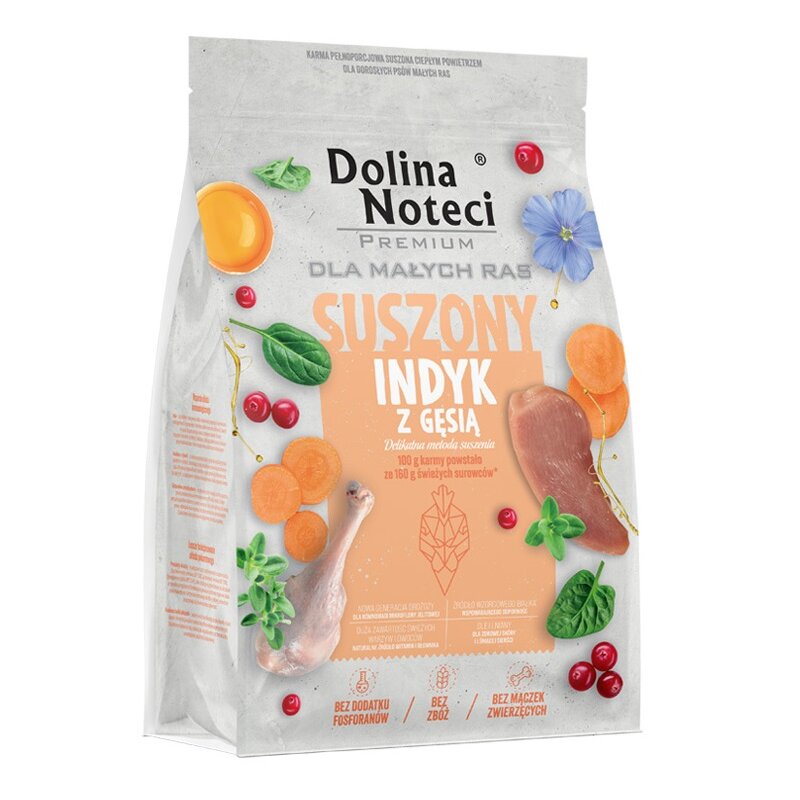 Karma dla psa DOLINA NOTECI Premium Indyk z gęsią 3 kg