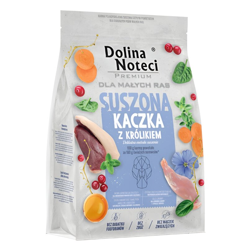 Karma dla psa DOLINA NOTECI Premium Kaczka z królikiem 3 kg
